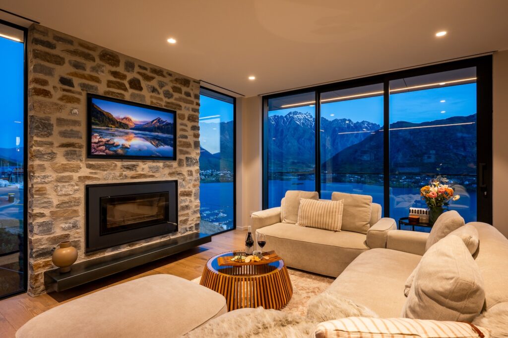 Sunset mountain lakes